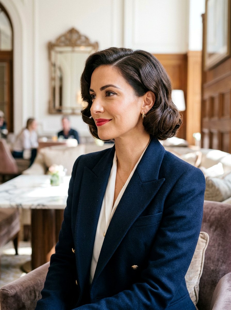 Old Hollywood Faux Bob - 20 glamorous old hollywood hair ideas - 20 glamorous old hollywood hair ideas