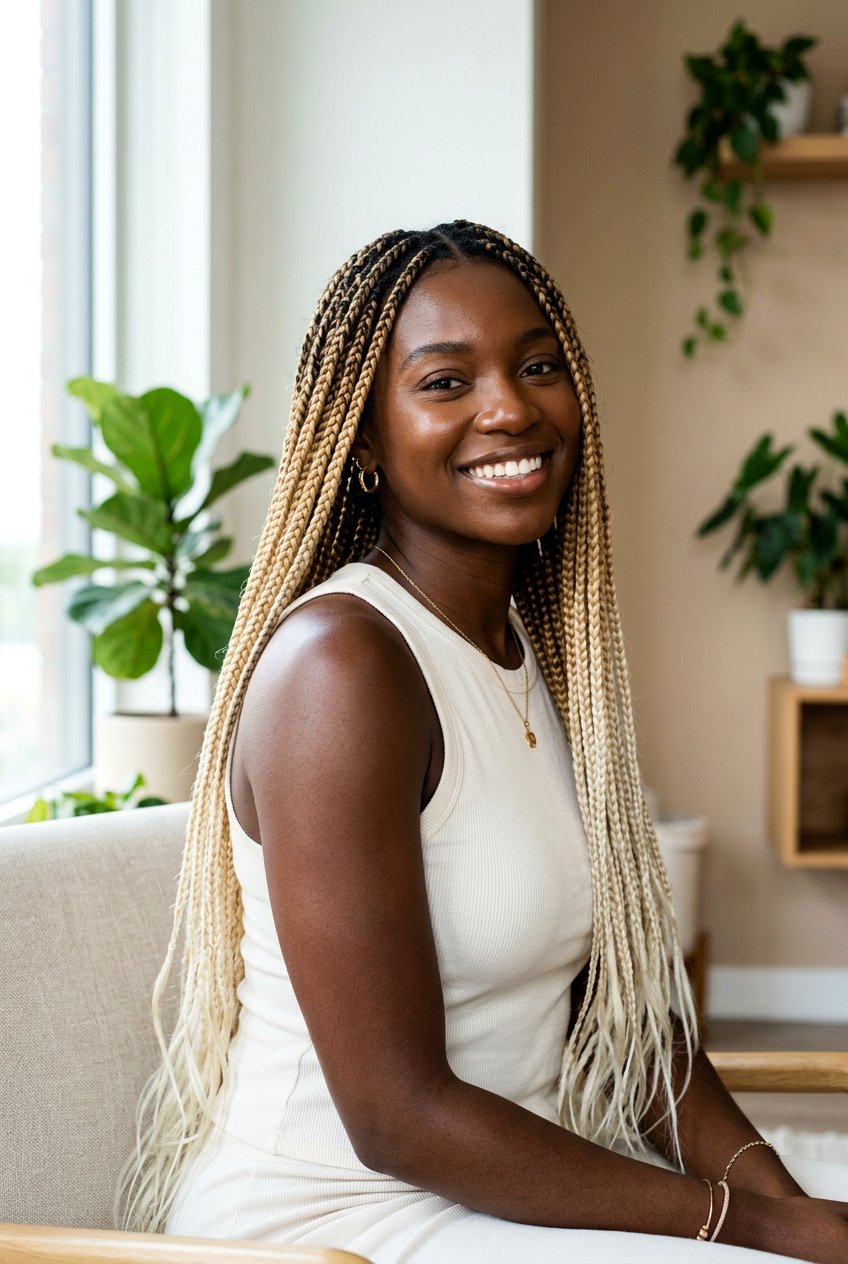 Ombre Blonde Braids On Dark Skin - 20 blonde hair color for dark skin - 20 blonde hair color for dark skin