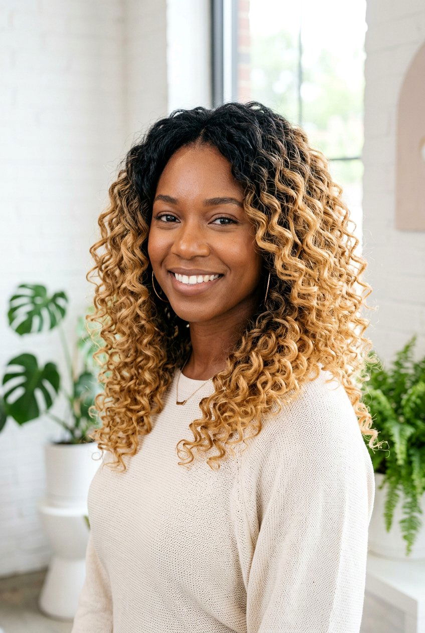 Ombre Crochet Hair - 20 crochet hairstyles for black women - 20 crochet hairstyles for black women