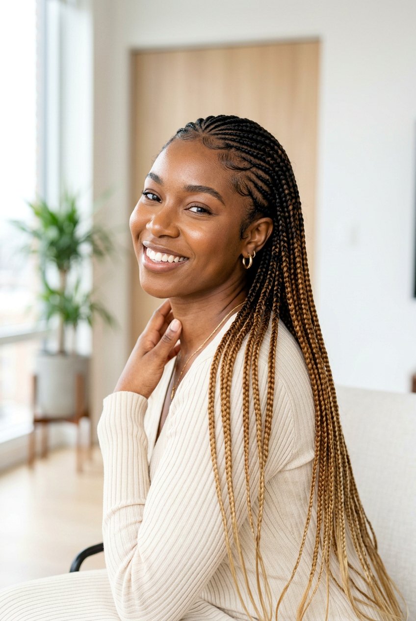 Ombre Feed In Braids - 20 feed in braids hairstyles - 20 feed in braids hairstyles