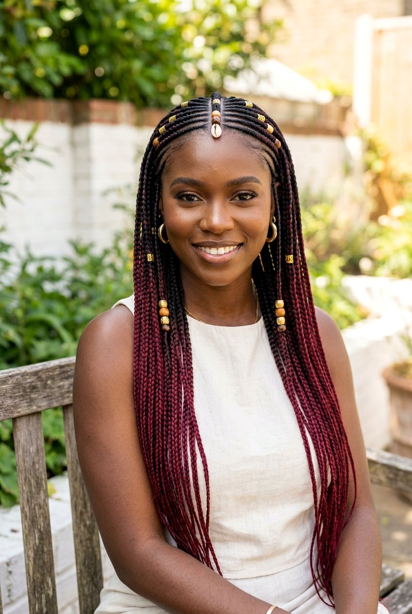 Ombre Fulani Braids - 20 fulani braids hairstyles - 20 fulani braids hairstyles