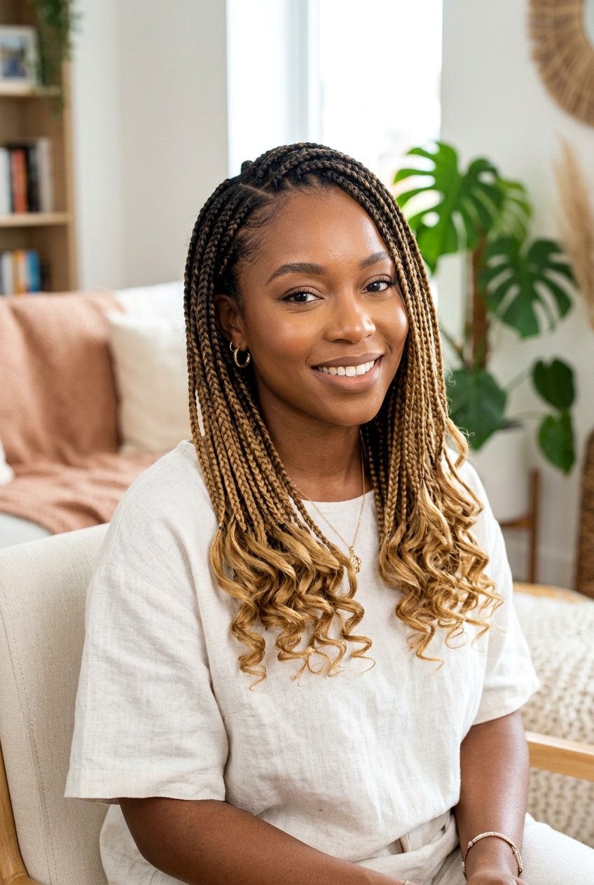 Ombre Goddess Box Braids - 20 goddess box braids hairstyles - 20 goddess box braids hairstyles