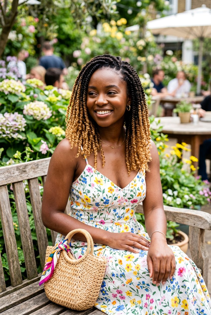 Ombre Spring Twist - 20 black women spring twist ideas - 20 black women spring twist ideas