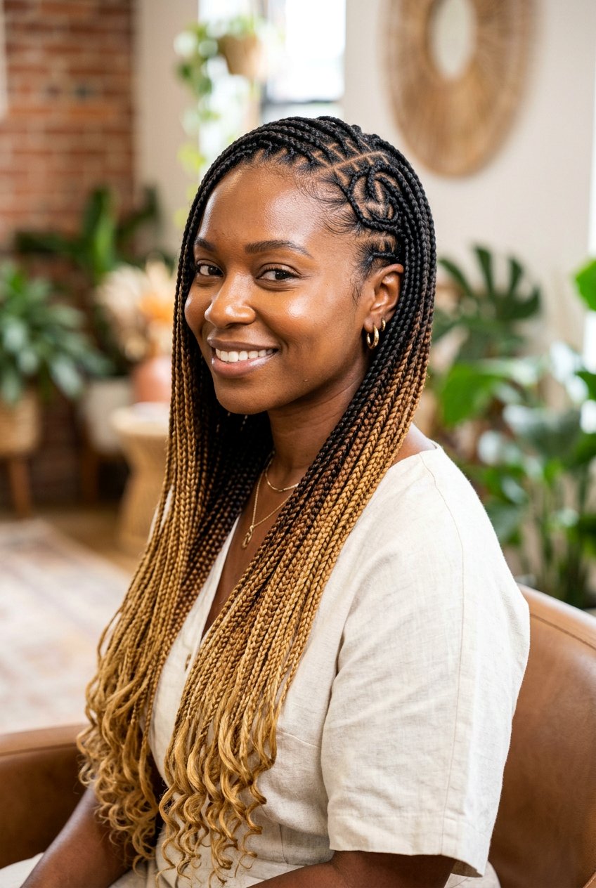 Ombre Tribal Braids - 20 tribal braids hairstyles - 20 tribal braids hairstyles