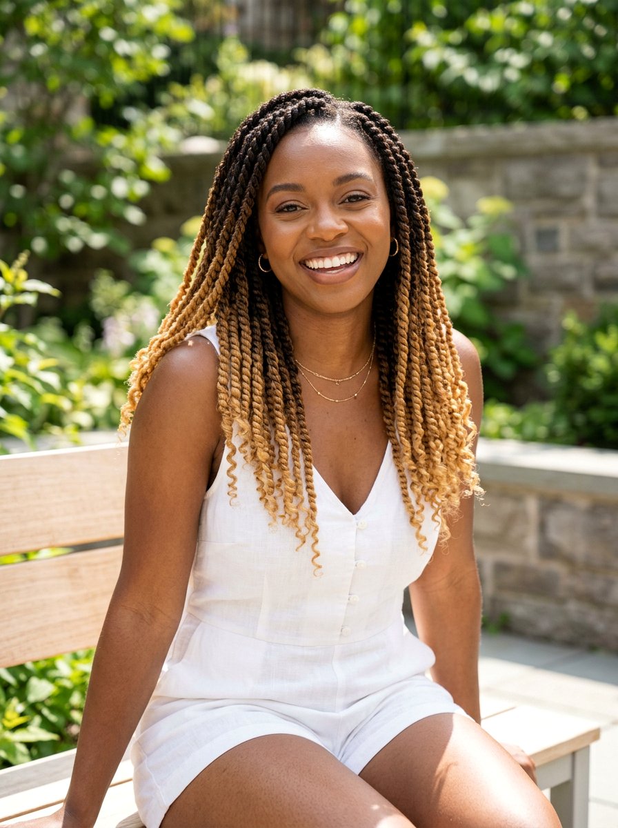 Ombre Two Strand Twists - 20 two strand twists for black women - 20 two strand twists for black women