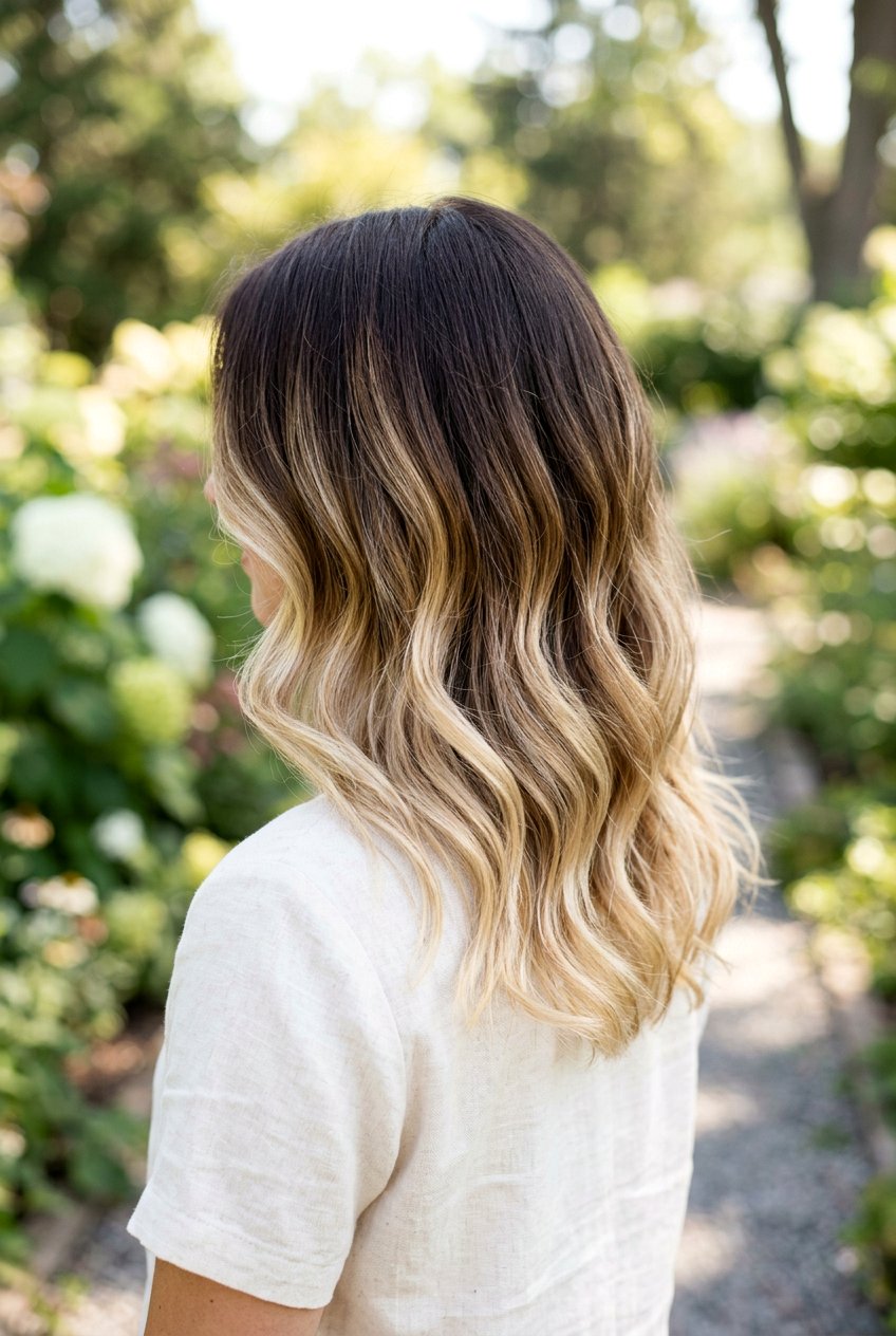 Ombre blonde highlights on brown hair - 20 blonde highlights on brown hair - 20 blonde highlights on brown hair