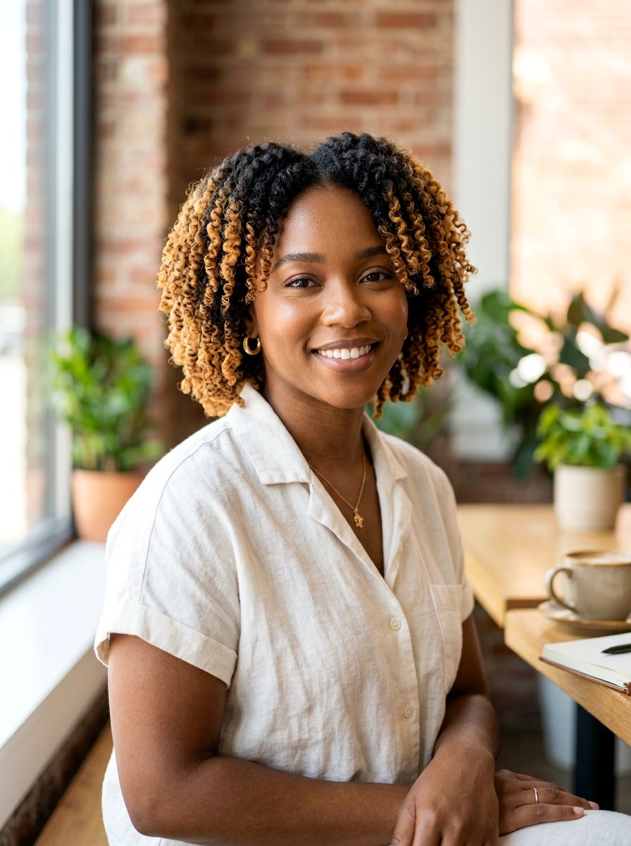 Ombre finger coils short hair - 20 twa hairstyles with finger coils - 20 twa hairstyles with finger coils