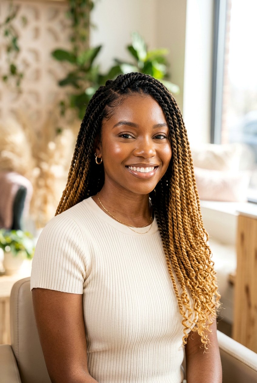 Ombre twist - 20 twist hairstyles for black women - 20 twist hairstyles for black women