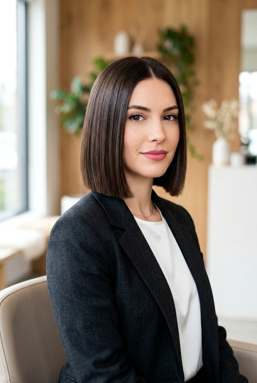 One Length Bob For Fine Hair - 20 blunt haircut for fine hair women - 20 blunt haircut for fine hair women