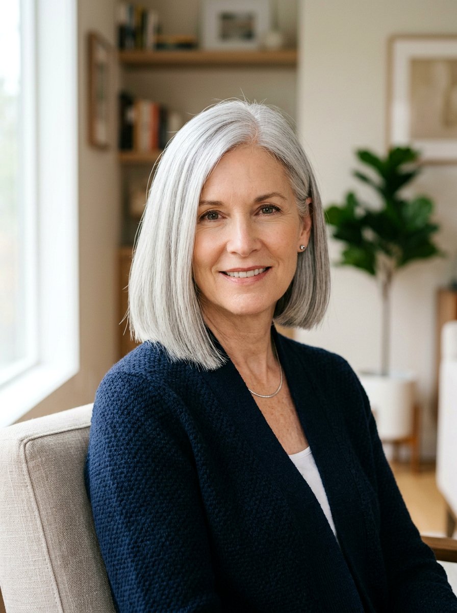 One Length Haircut For Fine Gray Hair - 20 one length haircut for fine hair - 20 one length haircut for fine hair