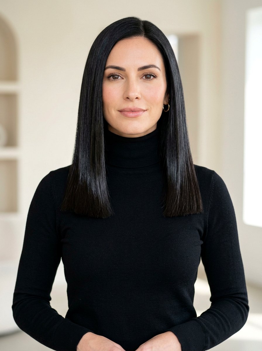 One Length Straight Haircut - 20 straight haircut ideas for women - 20 straight haircut ideas for women