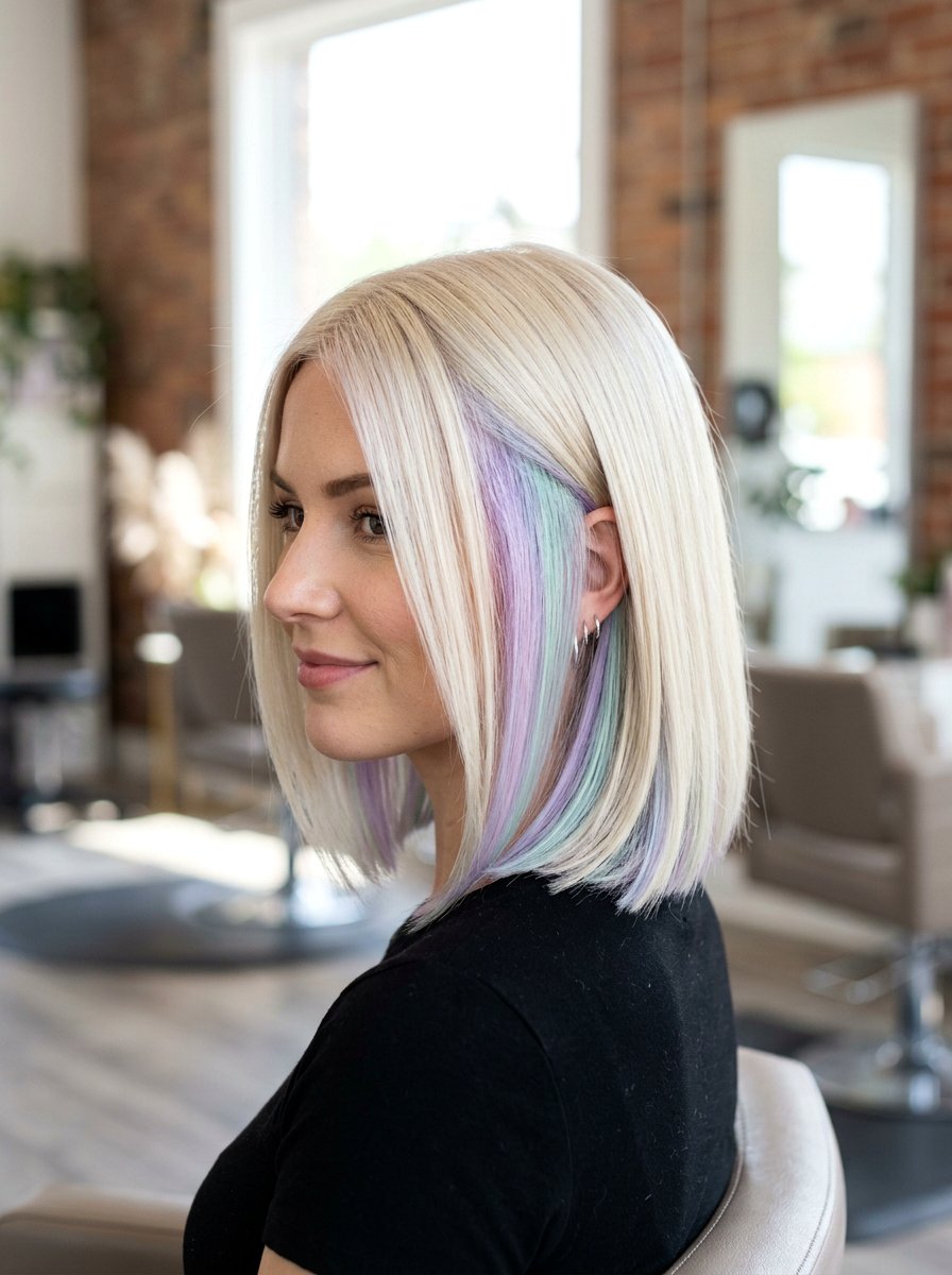 Opal Peekaboo Underlayer for Blonde Hair - 20 opal peekaboo underlayer - 20 opal peekaboo underlayer