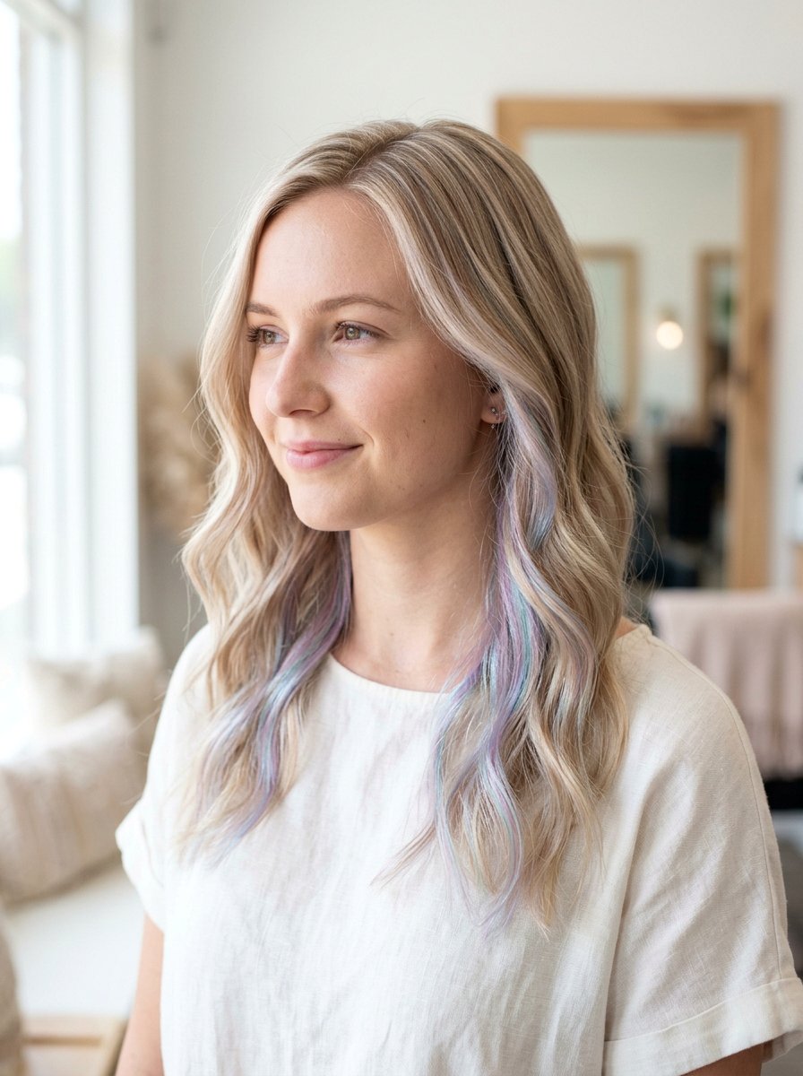 Opal Peekaboo Underlayer for Fine Hair - 20 opal peekaboo underlayer - 20 opal peekaboo underlayer