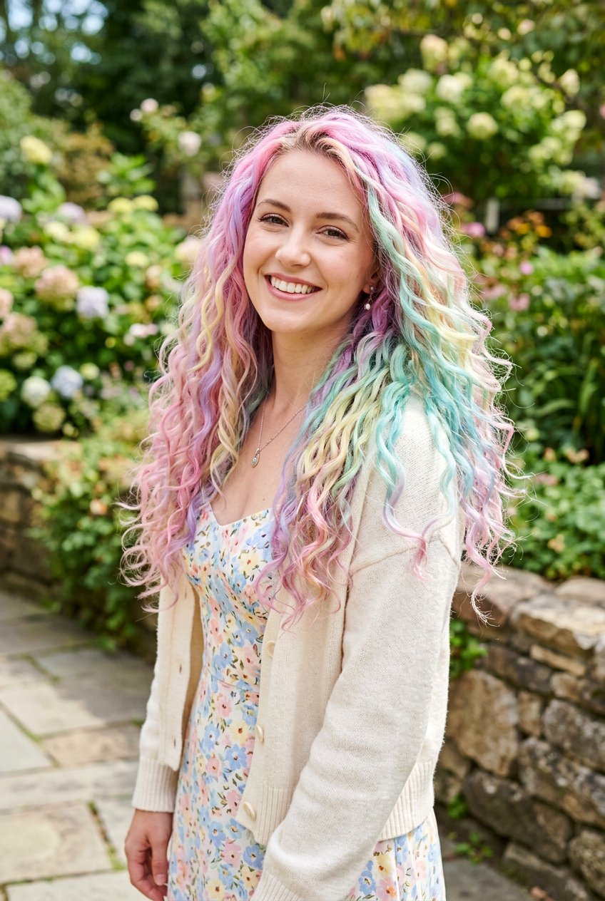 Opal Unicorn Hair Color - 20 opal hair color ideas - 20 opal hair color ideas