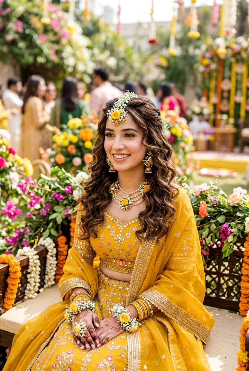 20 Most Beautiful Mayun Hairstyles for Bride on Her Big Day