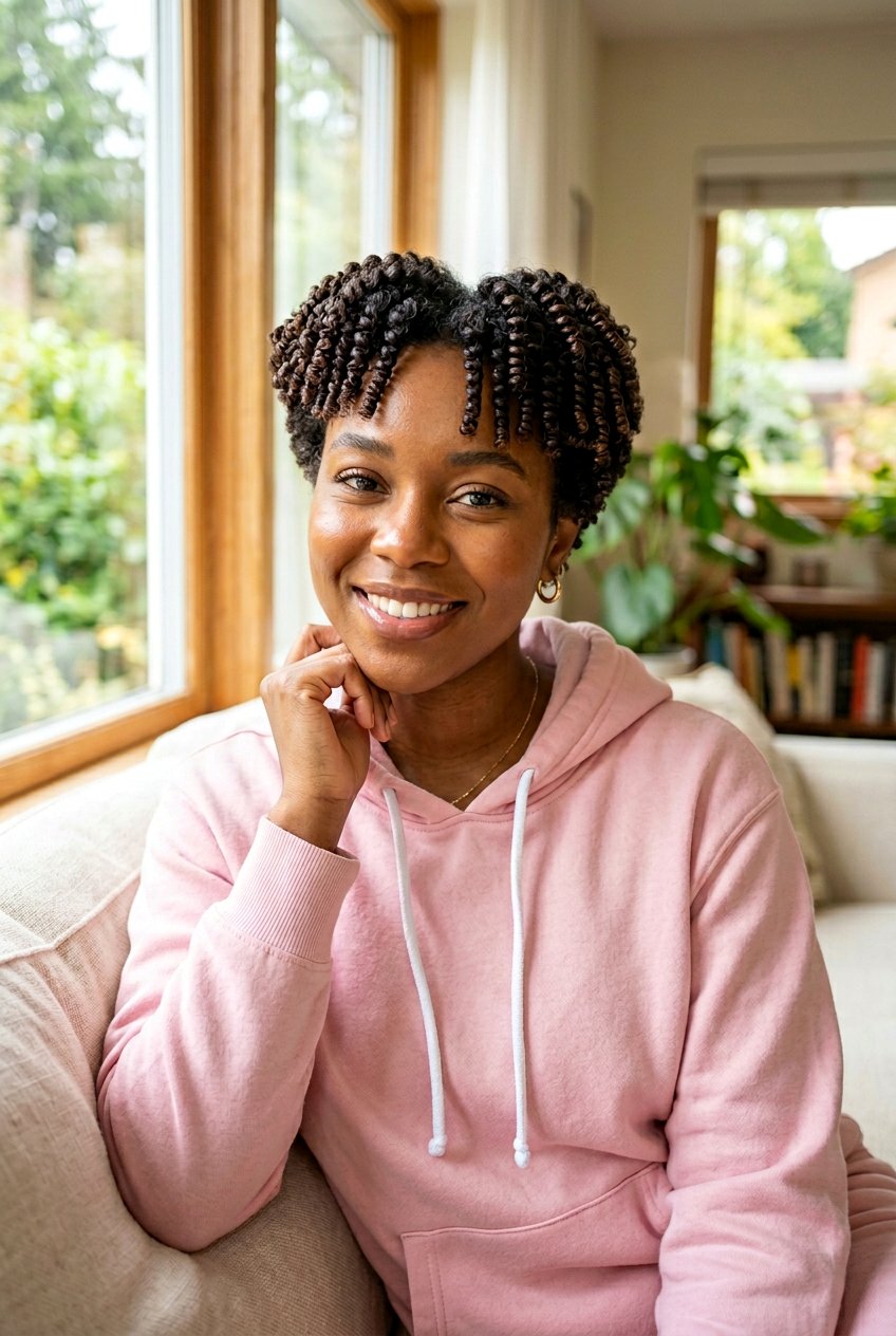 20 Stunning Finger Coil TWA Hairstyle Looks for Natural Hair