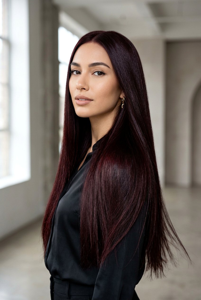 Oxblood Burgundy Hair - 20 burgundy hair color ideas - 20 burgundy hair color ideas