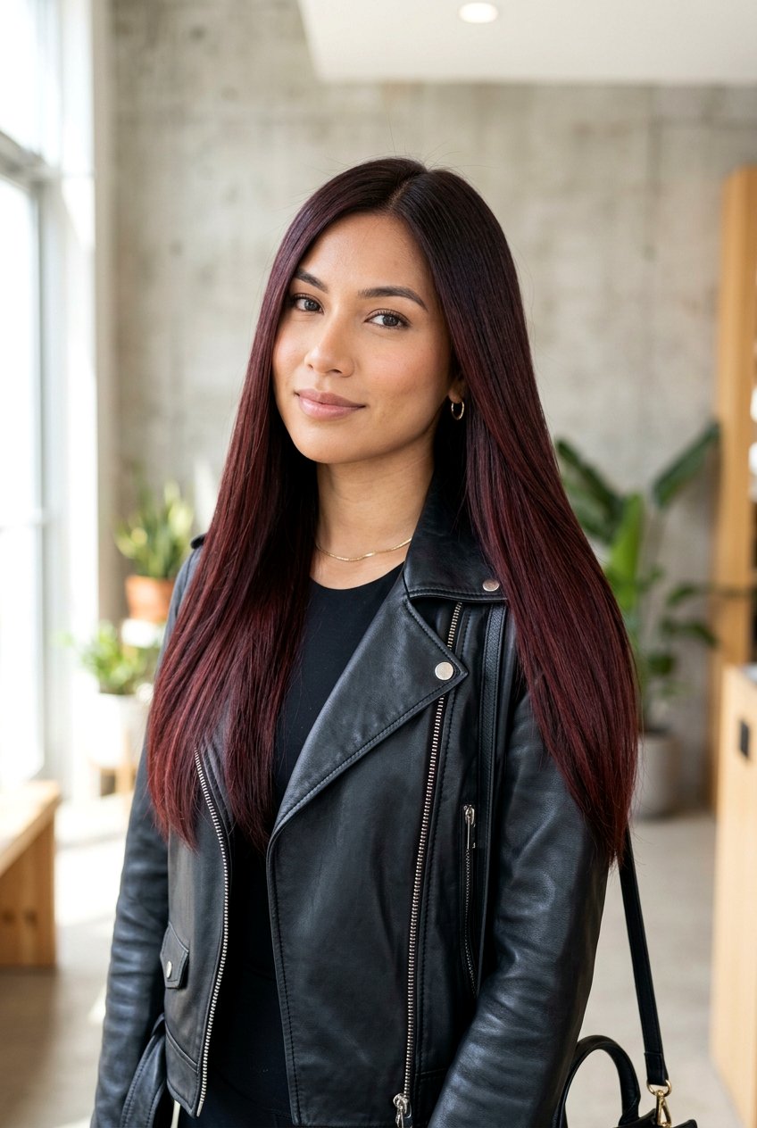 Oxblood Burgundy Wine Balayage - 20 burgundy wine balayage - 20 burgundy wine balayage