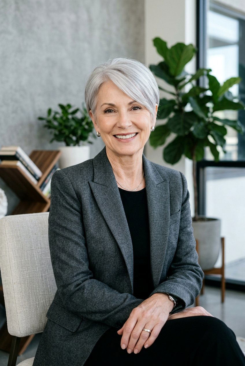 Oyster gray hair color for seniors - 20 low maintenance hair color for older women - 20 low maintenance hair color for older women