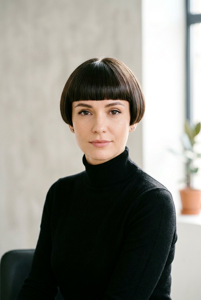 Pageboy Haircut With Blunt Bangs - 20 pageboy haircut for women - 20 pageboy haircut for women