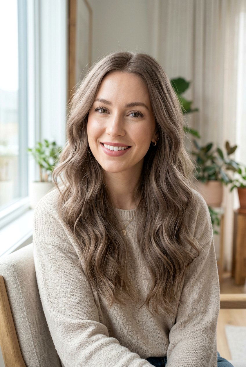 Pale Ash Brown - 20 cool toned brunette hair - 20 cool toned brunette hair