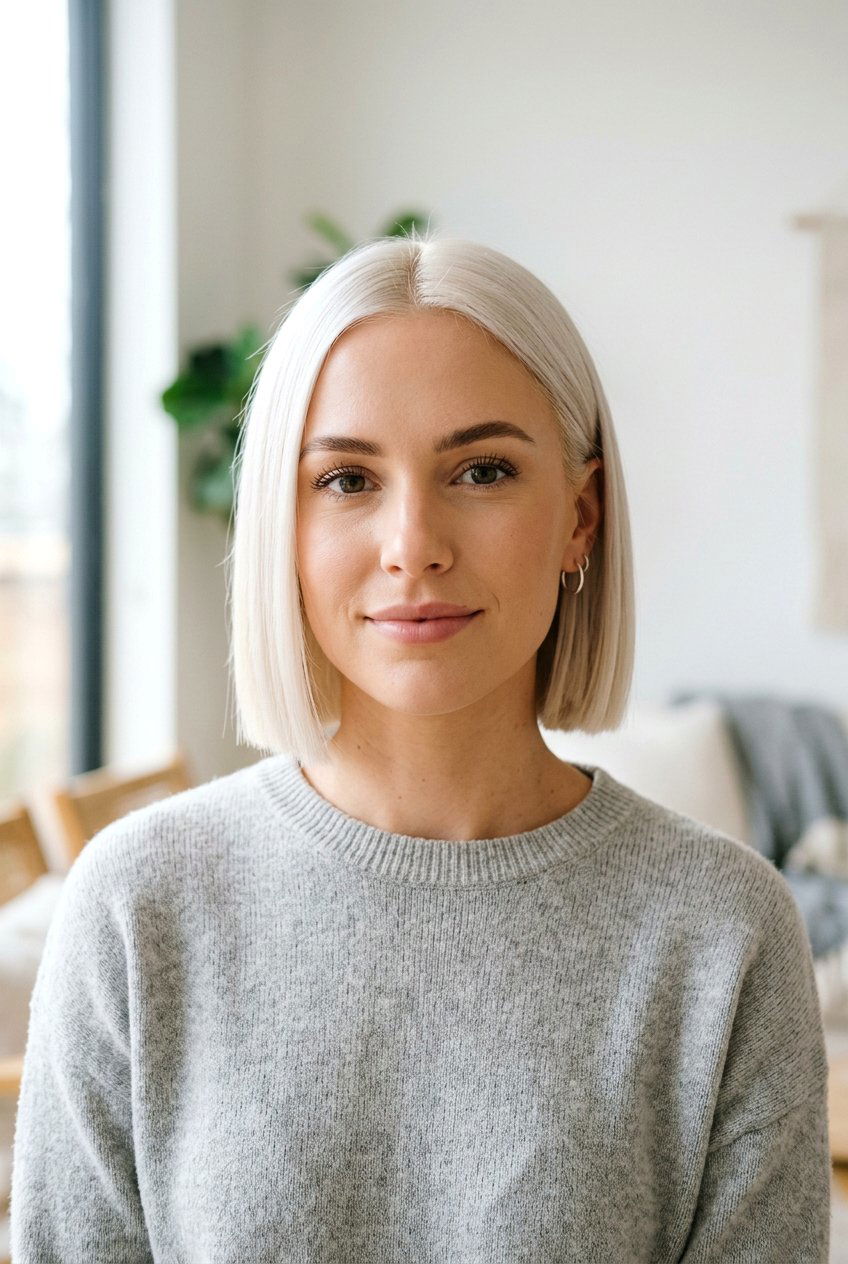 Paper Cut Bob - 20 korean hairstyles for women - 20 korean hairstyles for women