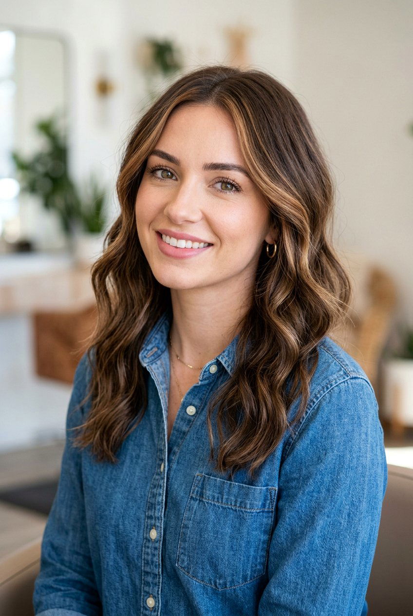 20 Gorgeous Soft Brunette Highlights for a Natural Glow