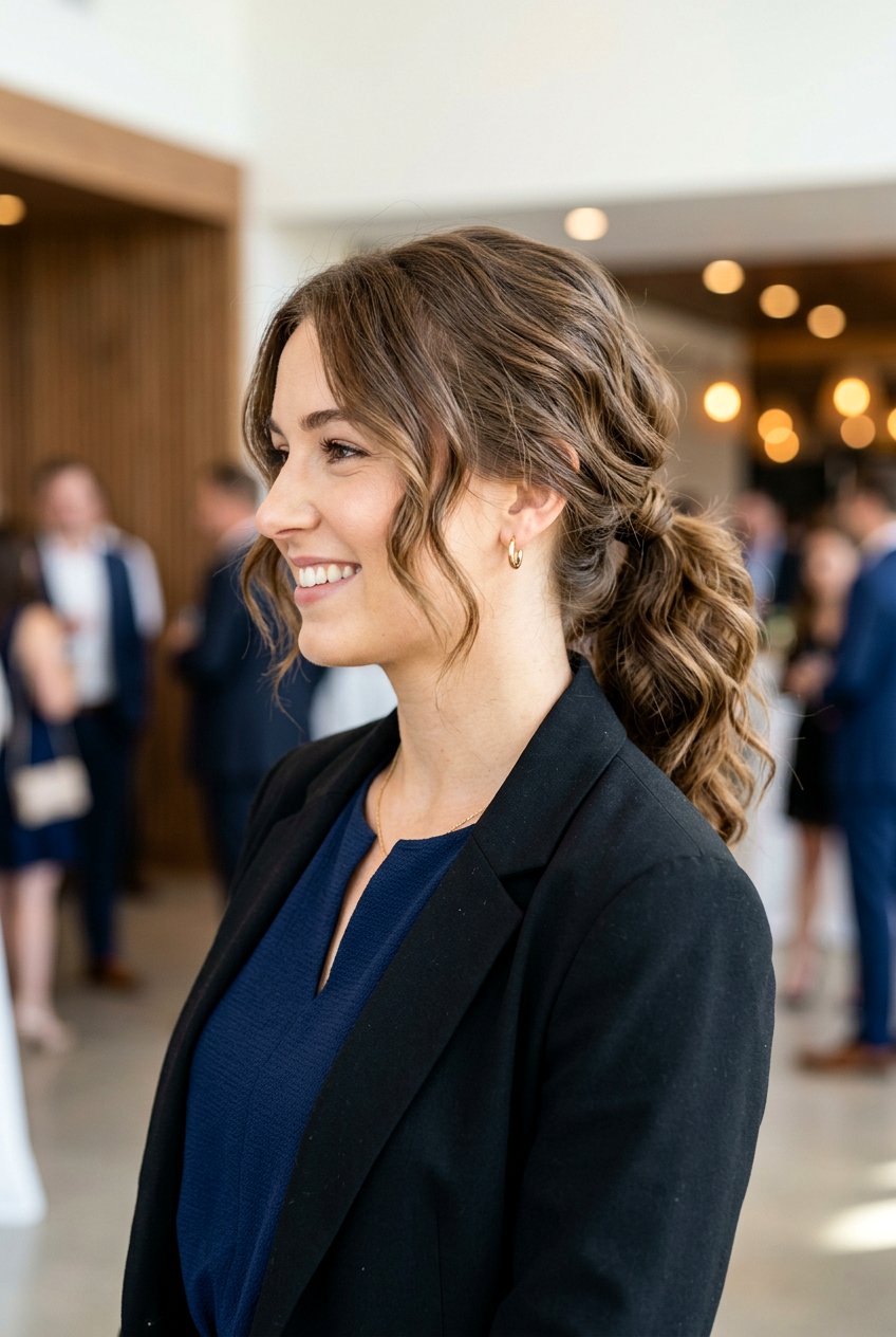 Party Ponytail On Short Hair - 20 party hairstyles for short hair - 20 party hairstyles for short hair