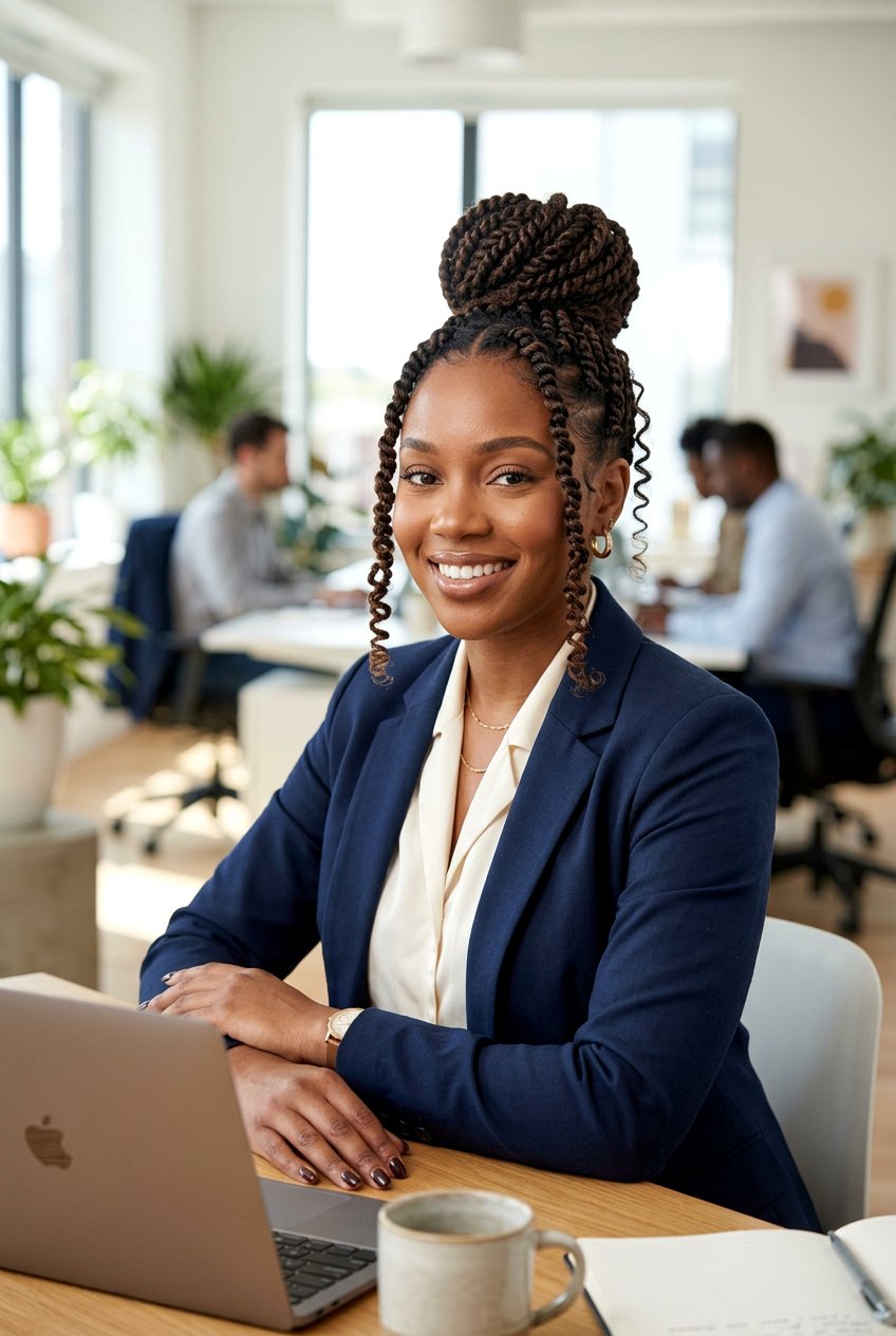 Passion Twist Bun - 20 black women passion twist ideas - 20 black women passion twist ideas