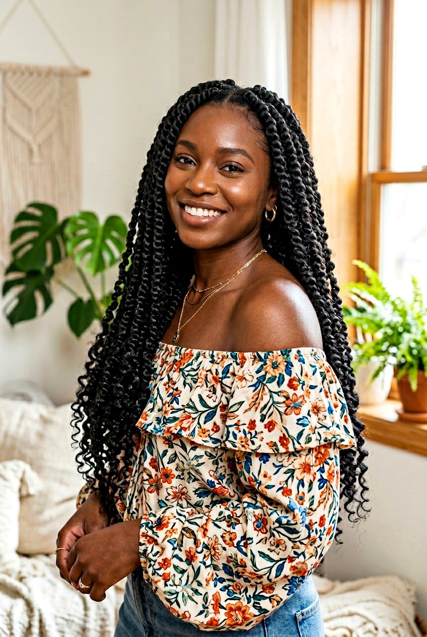 Passion Twist Crochet Hair - 20 crochet braids for black women - 20 crochet braids for black women