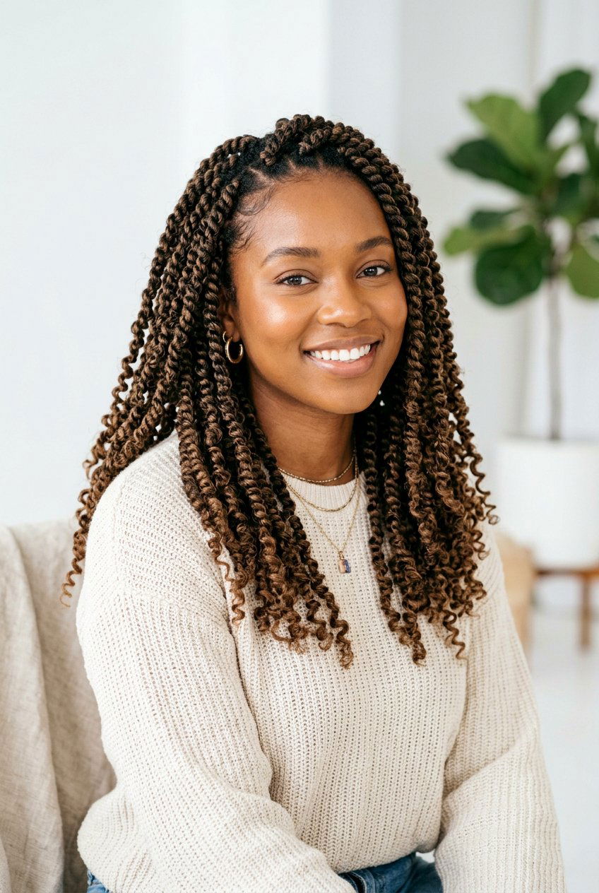 Passion Twists - 20 low tension protective hairstyles - 20 low tension protective hairstyles