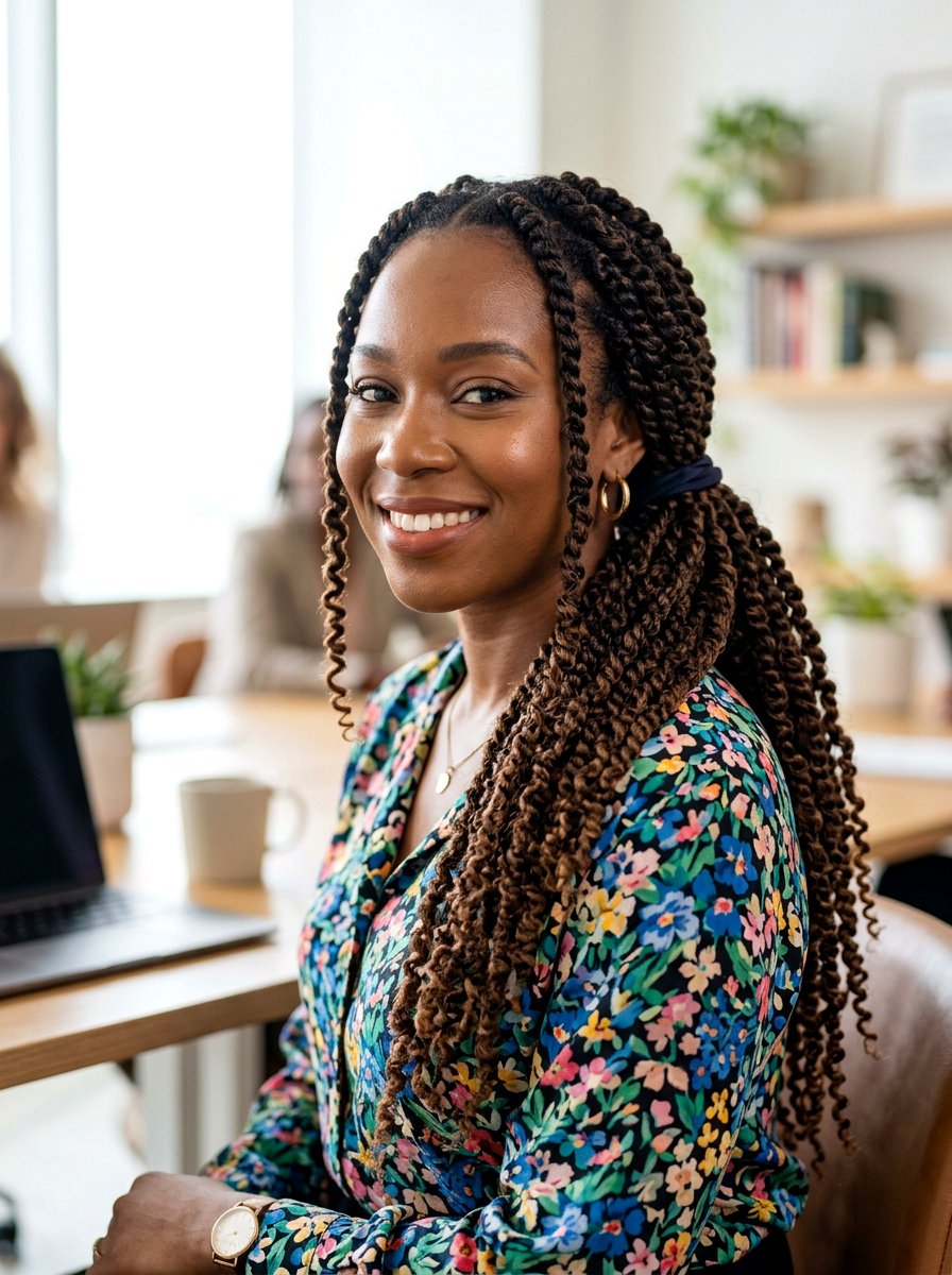 Passion Twists - 20 office protective styles for black women - 20 office protective styles for black women