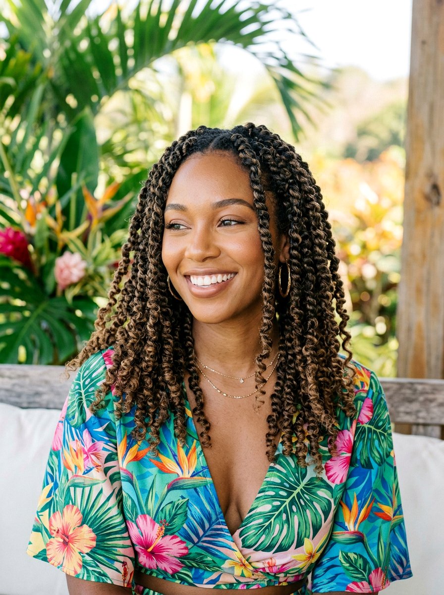 Passion Twists - 20 summer protective styles for black women - 20 summer protective styles for black women
