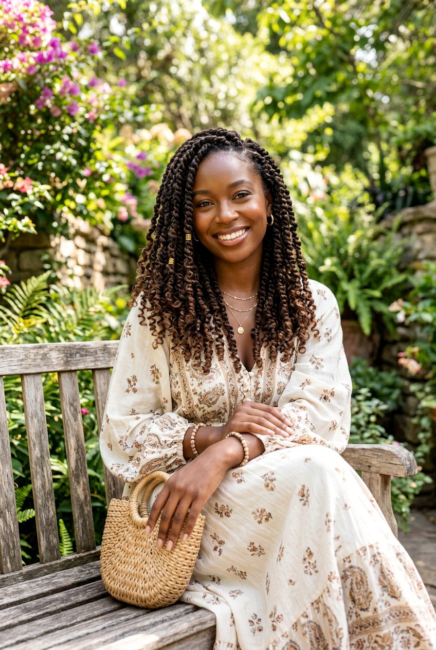 Passion Twists - 20 black women braid hairstyle ideas - 20 black women braid hairstyle ideas