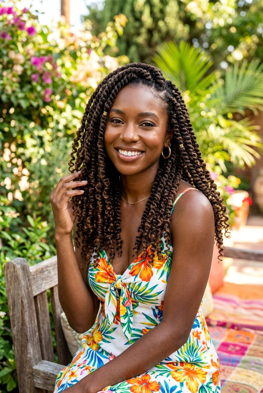 Passion Twists - 20 black women vacation protective styles - 20 black women vacation protective styles