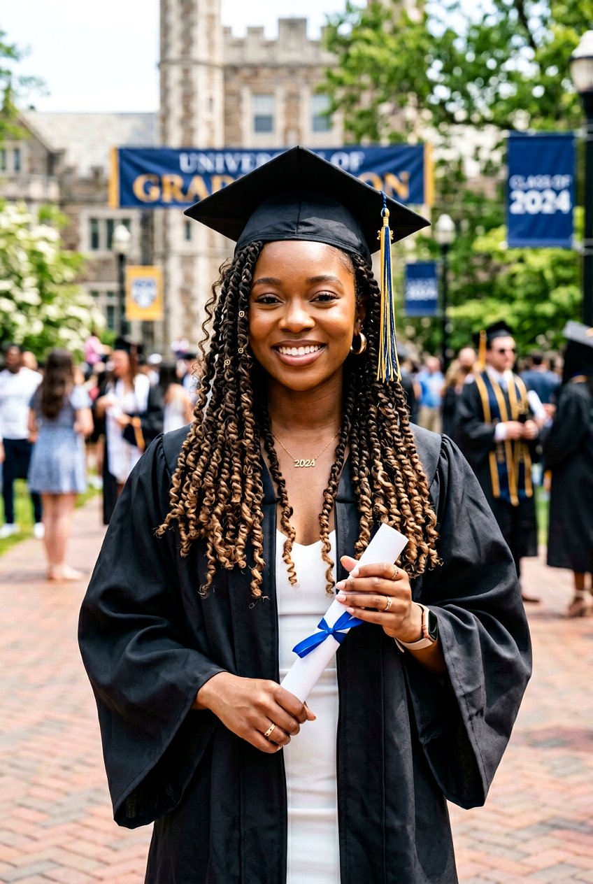 Passion Twists Graduation Hairstyle - 20 black women graduation natural hairstyles - 20 black women graduation natural hairstyles