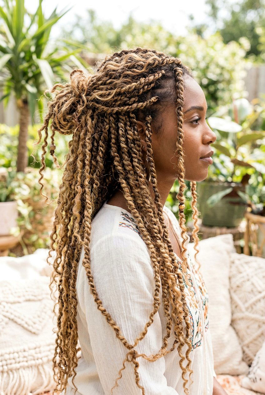 Passion Twists Long - 20 braided hairstyles for black women - 20 braided hairstyles for black women