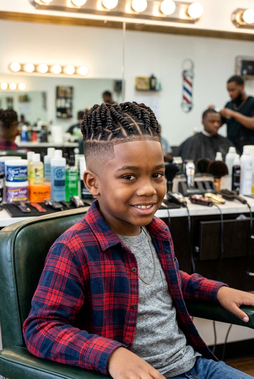 Passion Twists with Drop Fade and Line Up - 20 black boys twist styles with fade - 20 black boys twist styles with fade