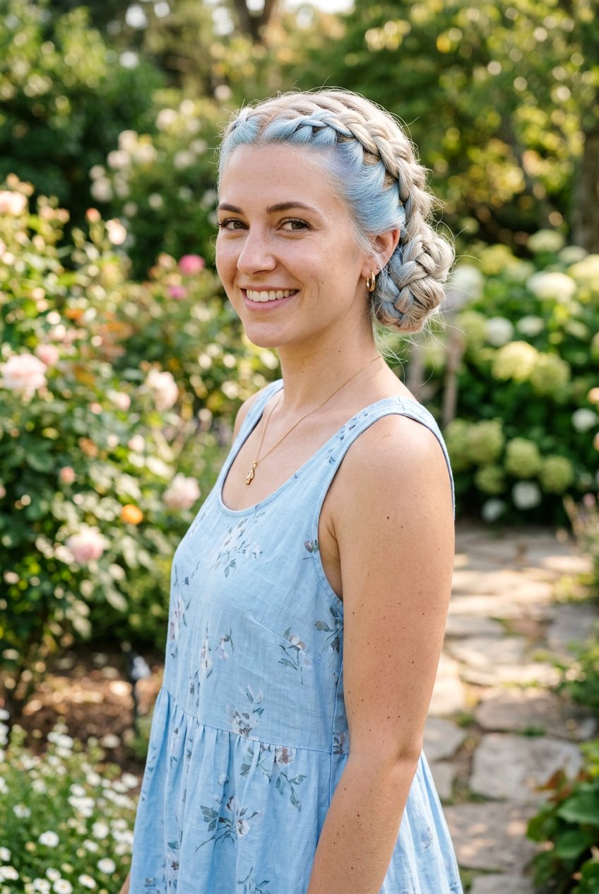 Pastel Blue Underlayer Blonde Hair - 20 bold peekaboo underlayer color - 20 bold peekaboo underlayer color