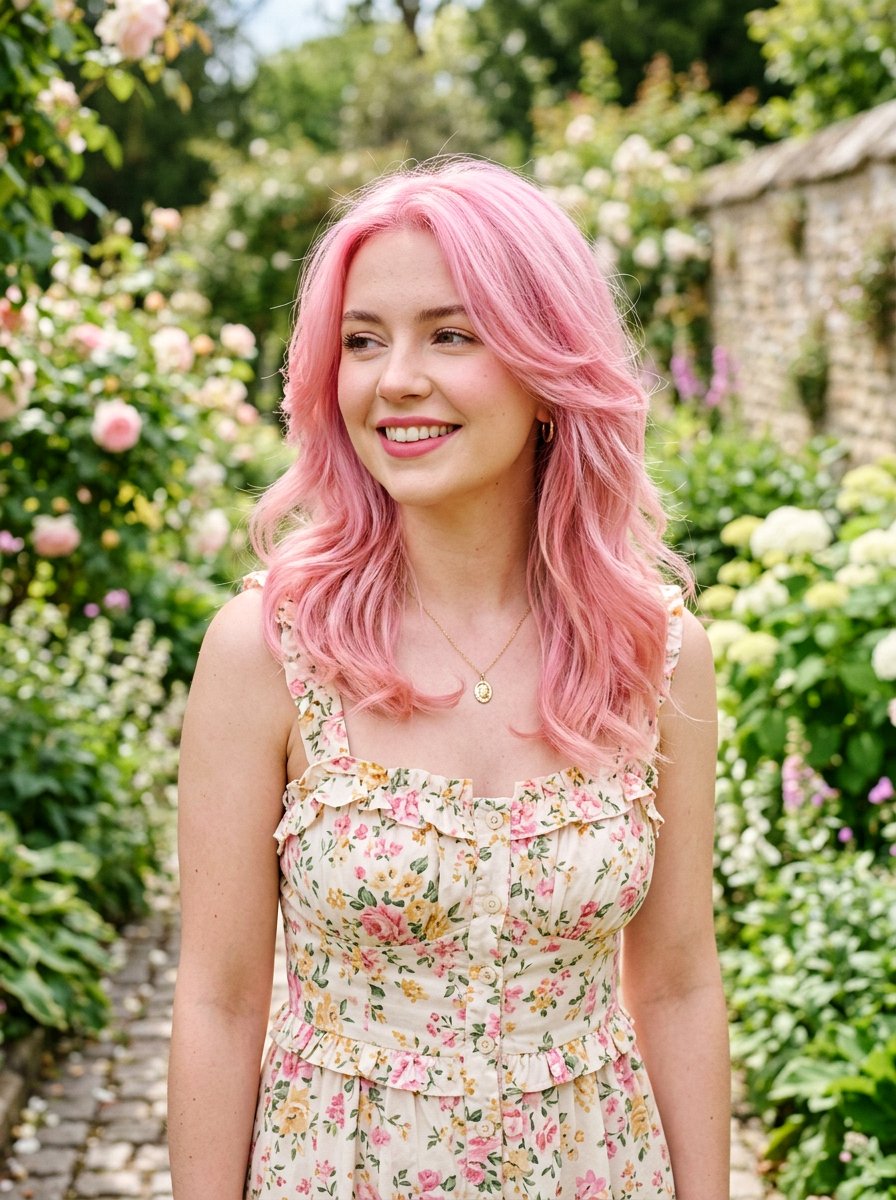 Pastel Bubblegum Pink Hair - 20 spring pastel hair color ideas - 20 spring pastel hair color ideas
