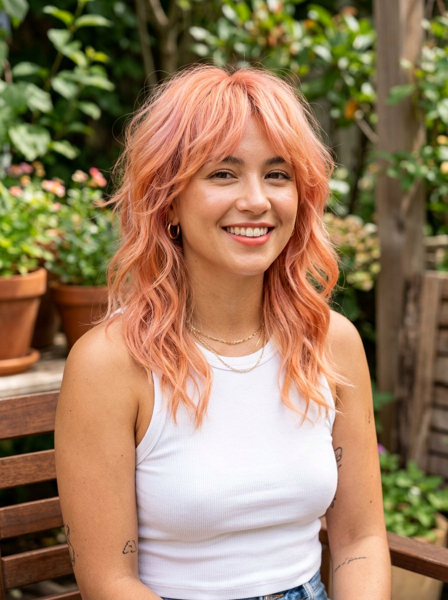 Pastel Coral Hair Color - 20 spring pastel hair color ideas - 20 spring pastel hair color ideas