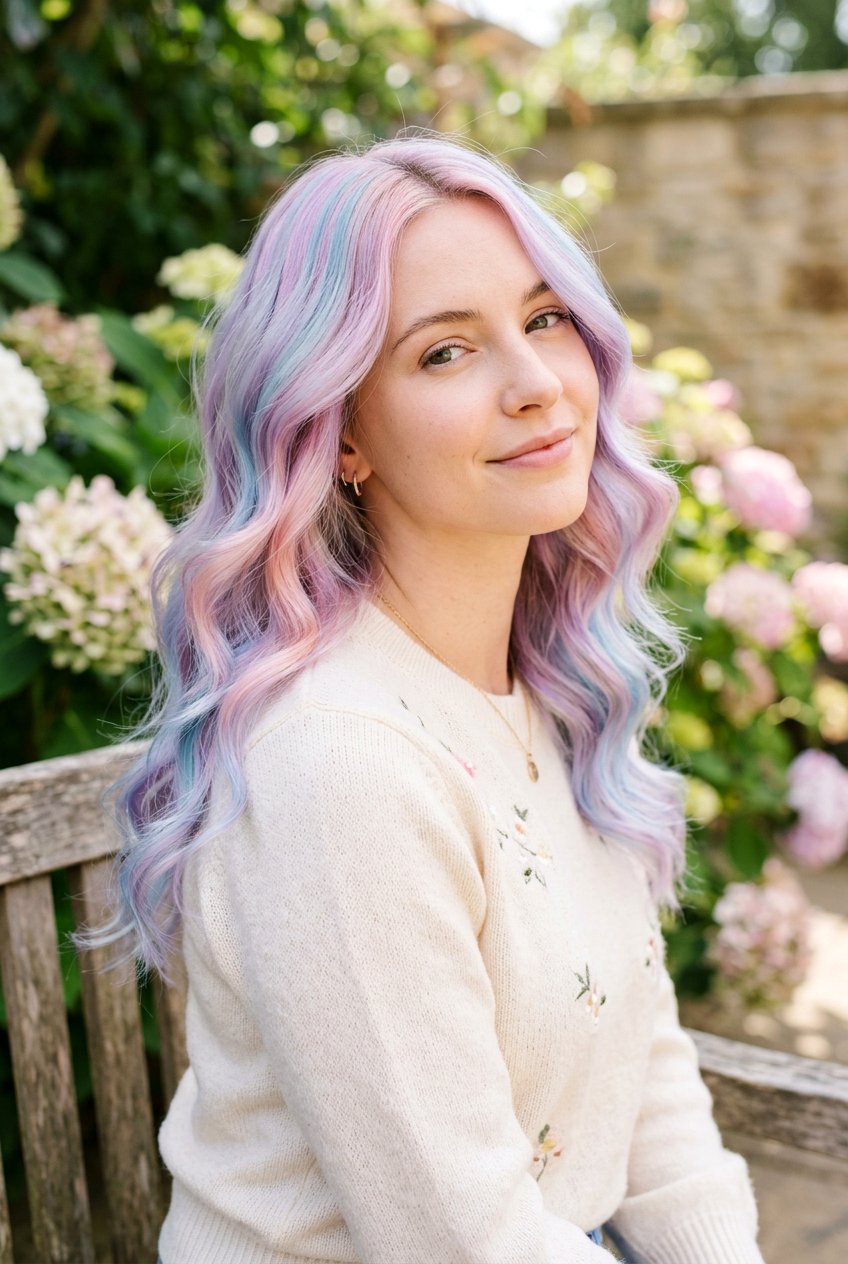 Pastel Galaxy Hair Color - 20 galaxy hair color ideas - 20 galaxy hair color ideas