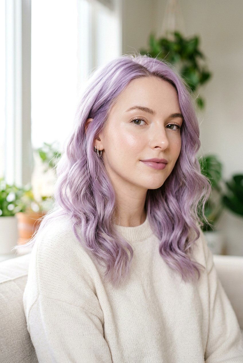 Pastel Lavender Hair for Fair Skin - 20 hair color ideas for fair skin - 20 hair color ideas for fair skin