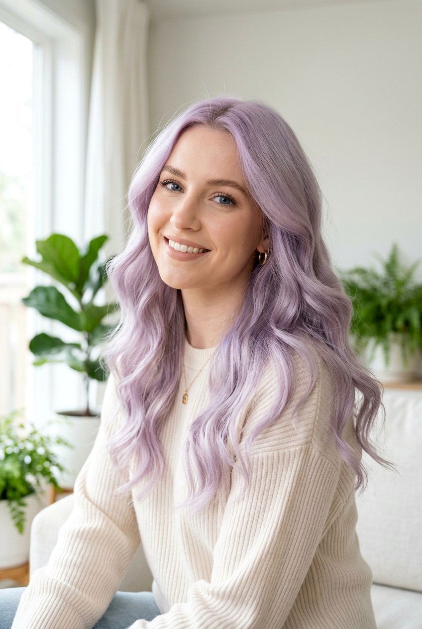 Pastel Lilac Hair - 20 salon hair color ideas - 20 salon hair color ideas