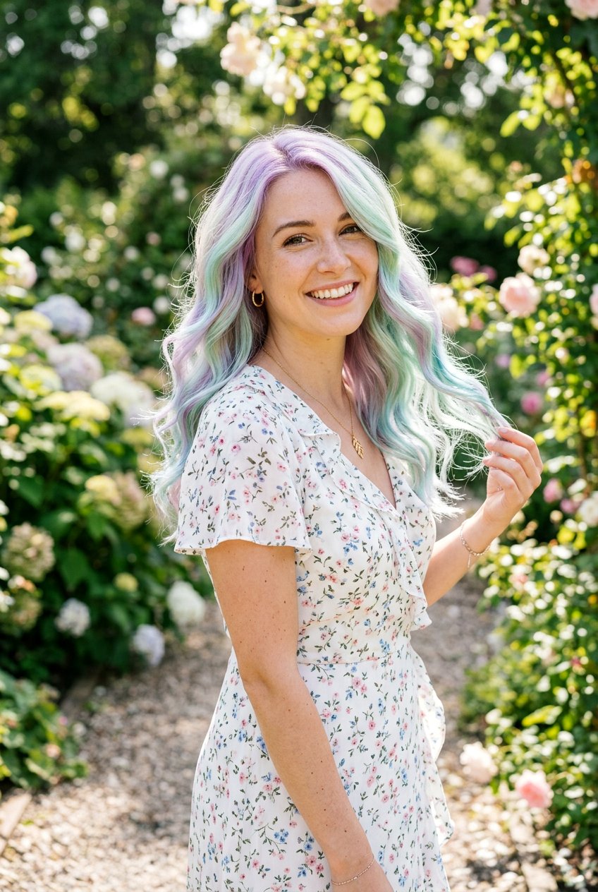 Pastel Mermaid Hair Color - 20 mermaid hair color ideas - 20 mermaid hair color ideas