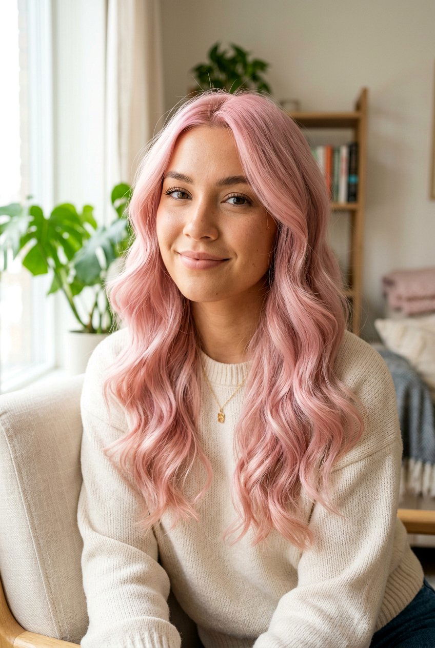 Pastel Pink Hair - 20 fantasy hair color ideas - 20 fantasy hair color ideas