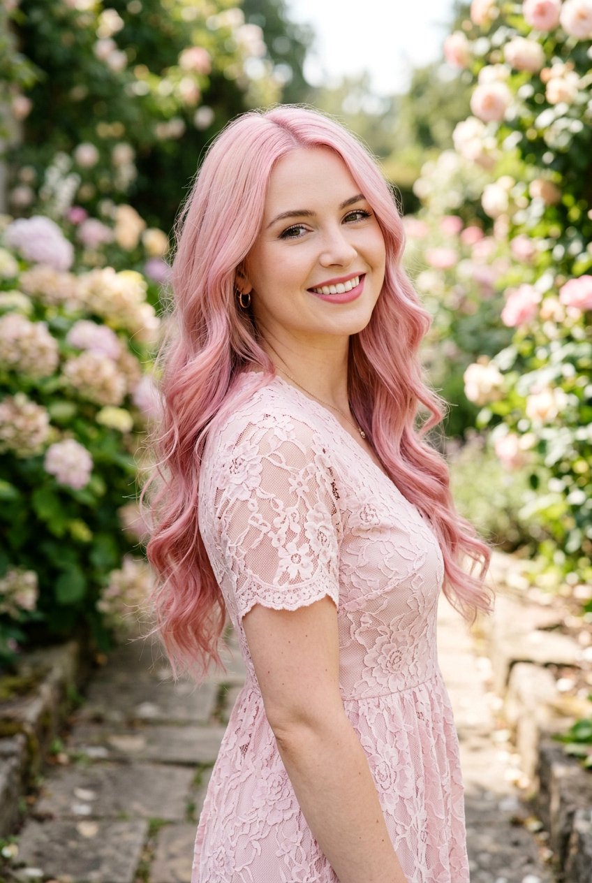 Pastel Pink Melt - 20 editorial hair color ideas - 20 editorial hair color ideas