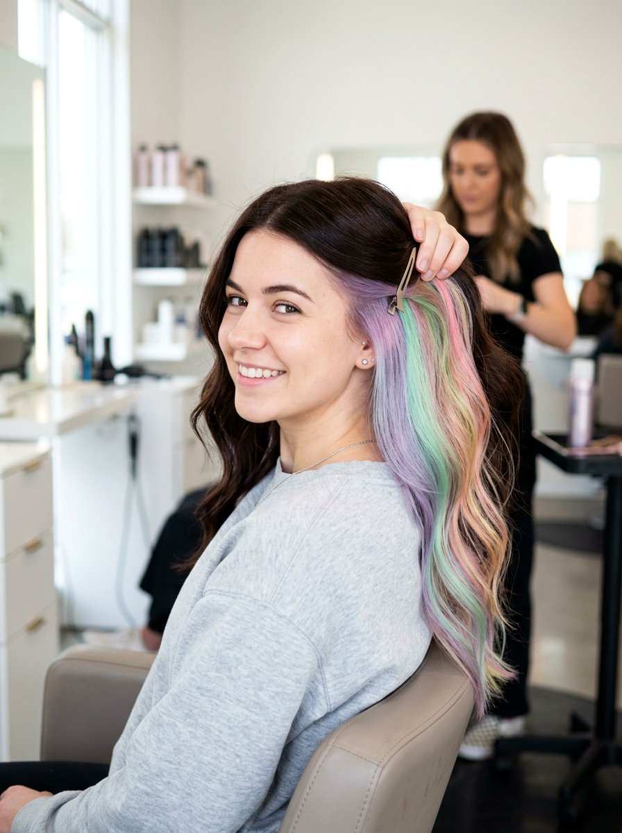 Pastel Rainbow Underlayer Maintenance Tips - 20 pastel rainbow underlayer hair - 20 pastel rainbow underlayer hair