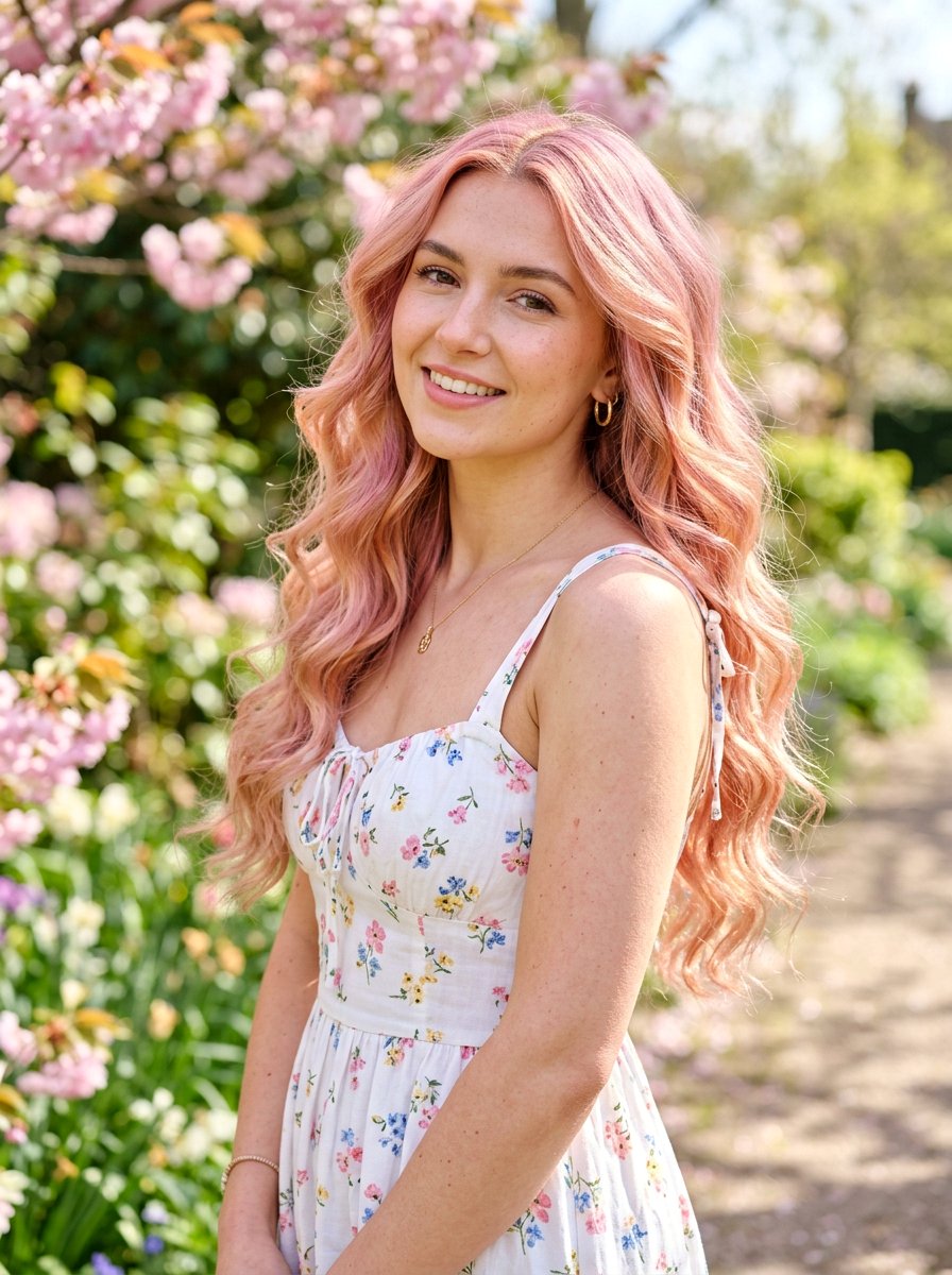 Pastel Rose Gold Hair - 20 spring pastel hair color ideas - 20 spring pastel hair color ideas