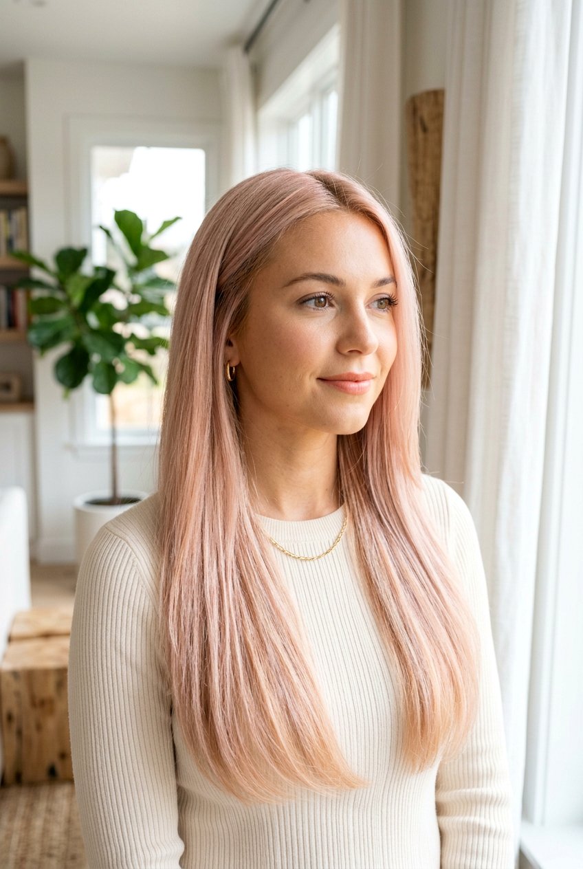 Pastel Rose Gold - 20 rose gold hair color - 20 rose gold hair color